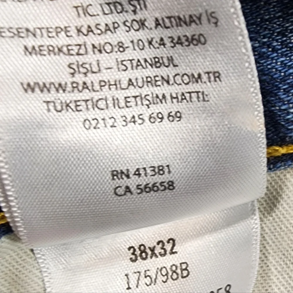 Polo Ralph Lauren Hampton Relaxed Straight Jeans Men‎ 38x32